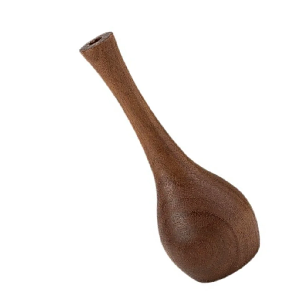 

Walnut Wood Vase Handcrafted Rustic Charm Suitable Various Settings Home Decor Living Room Bedroom Office Tall Floor