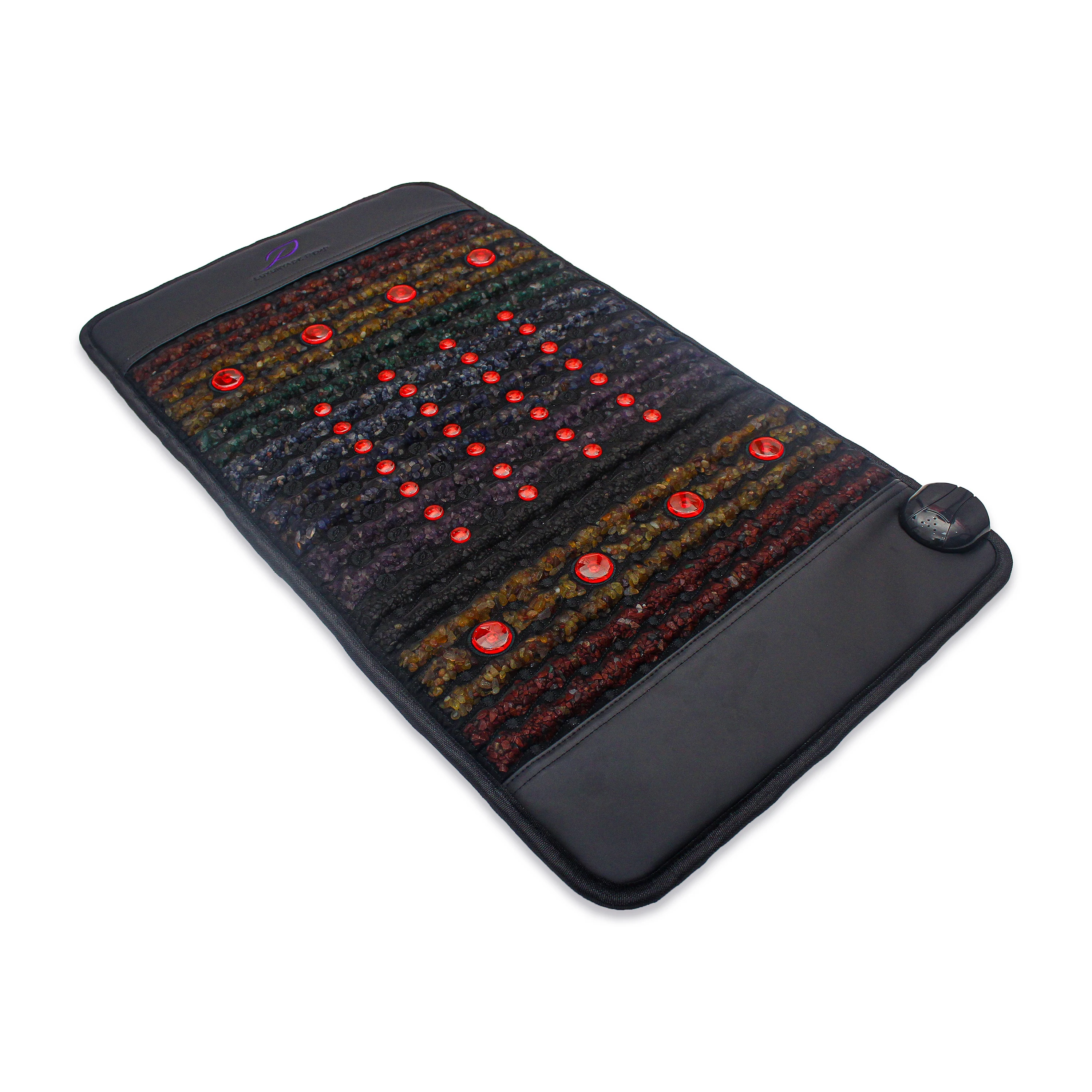 

Роскошный био-коврик B85 PEMF с кристаллами чакры, аметист, фотон, красный свет, терапевтическая подушка, инфракрасный турмалин, нефритовый массажный матрас