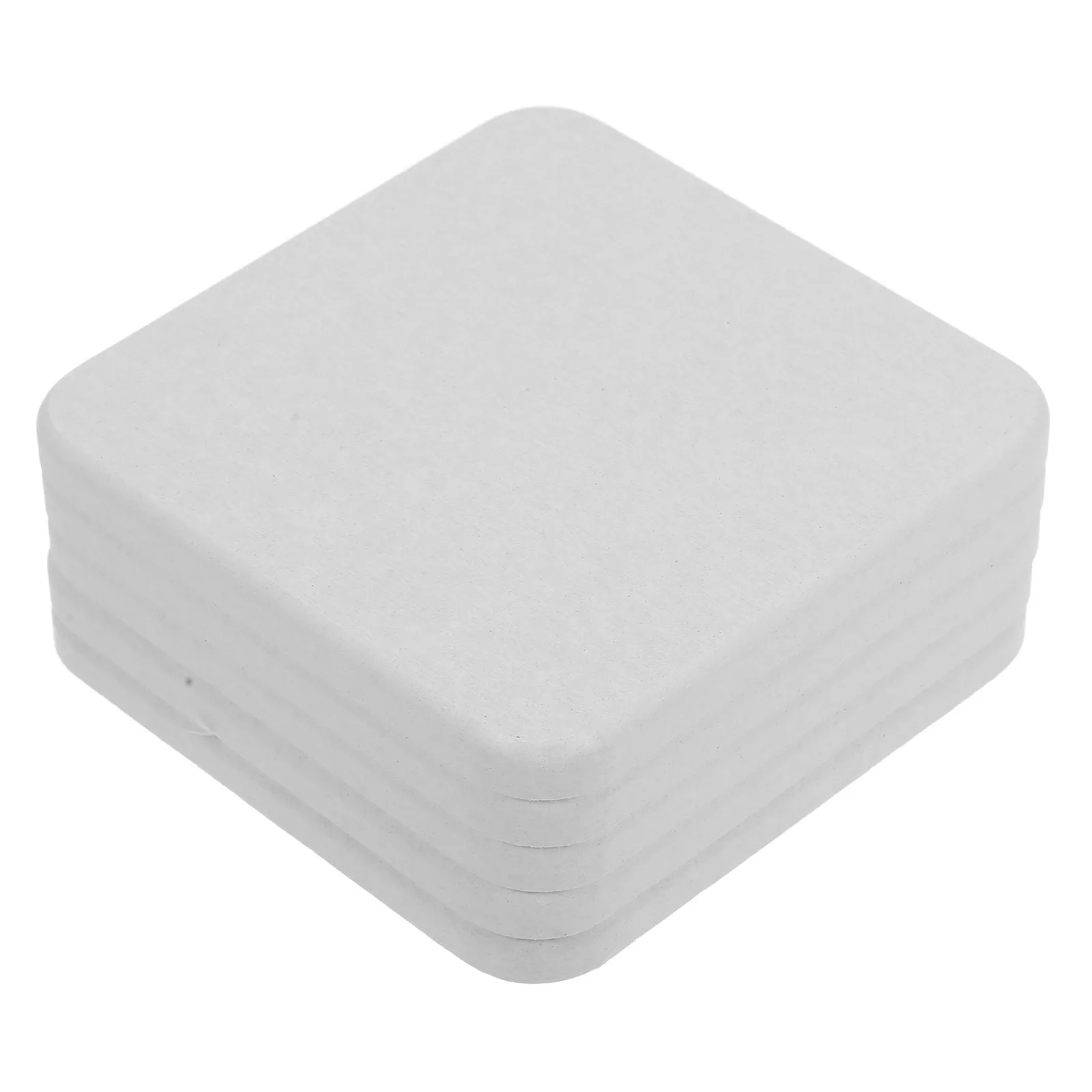 

5Pcs Diatomite Stone Plant Coasters 10x10cm Instant Dry Indoor Flower Pot Trays Super Absorbent Water Catcher Plant Saucer Set