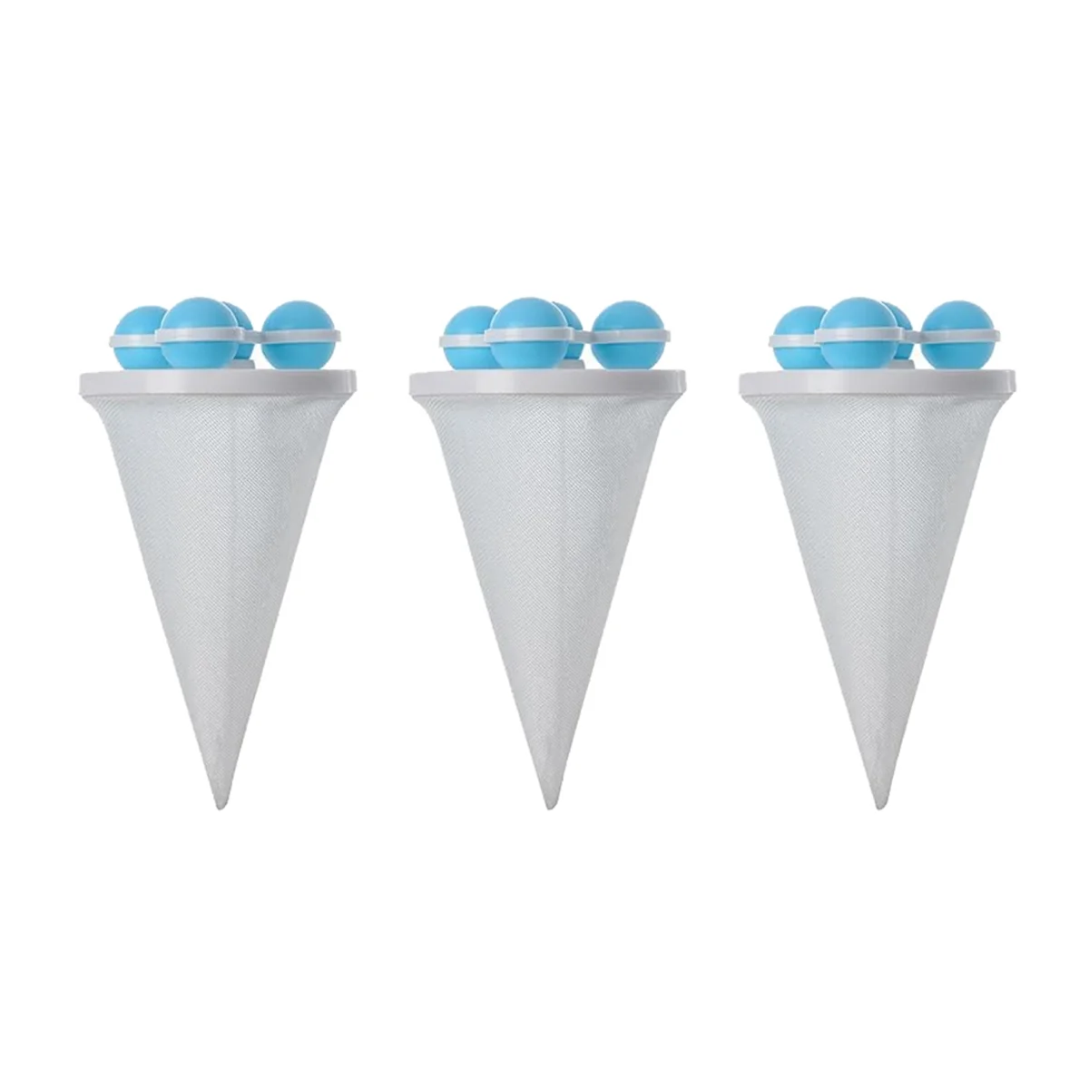 N85R 3PCS ผมกรองสําหรับซักรีดตาข่าย Lint Filter สําหรับเครื่องซักผ้า Lint Catcher สําหรับสัตว์เลี้ยงในครัวเรือน-A