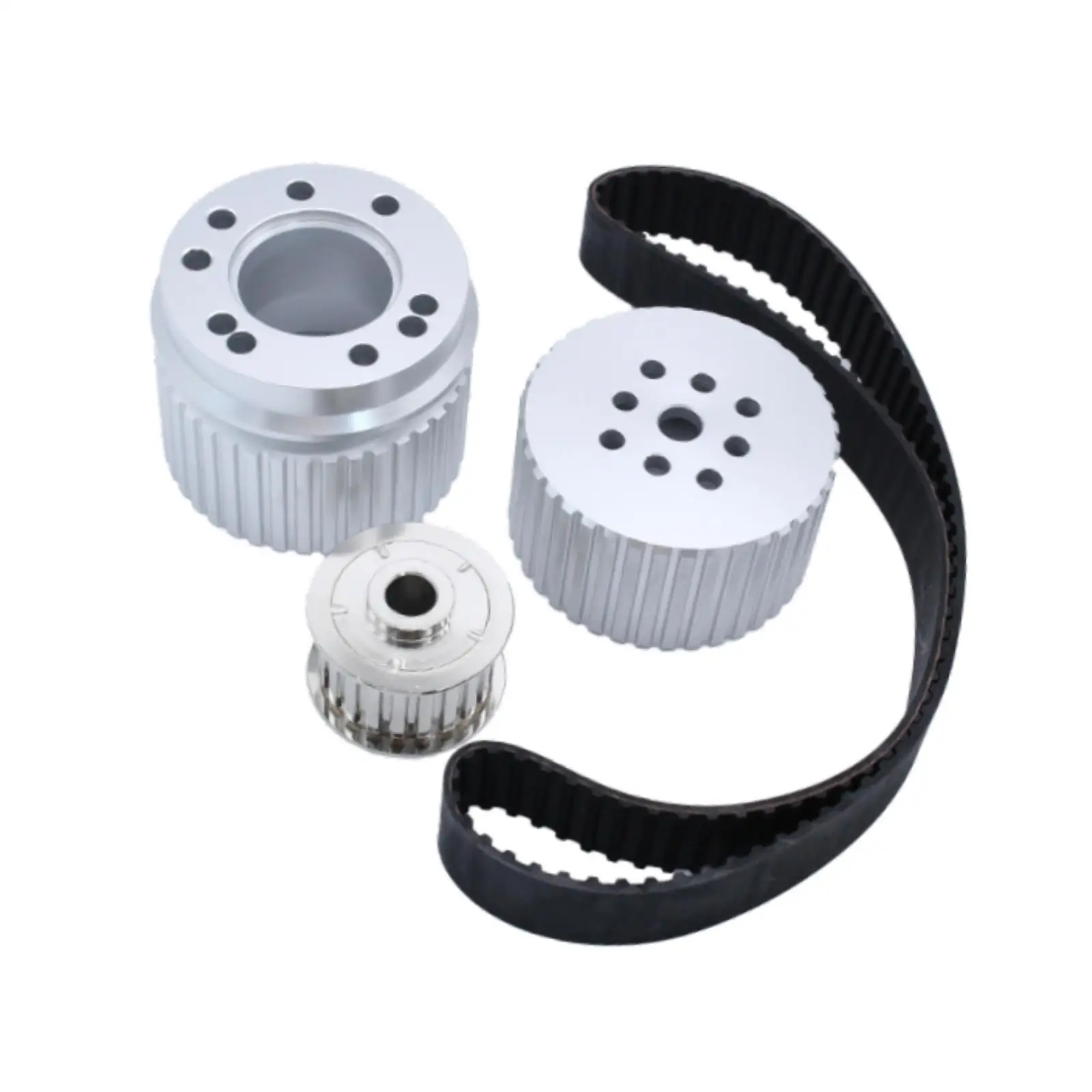 Belt Drive Pulley Kit Repair Spare Part Car Vehicles Aluminum Assembly Garage Alternator Pulley for Chevy Big Block 396 454