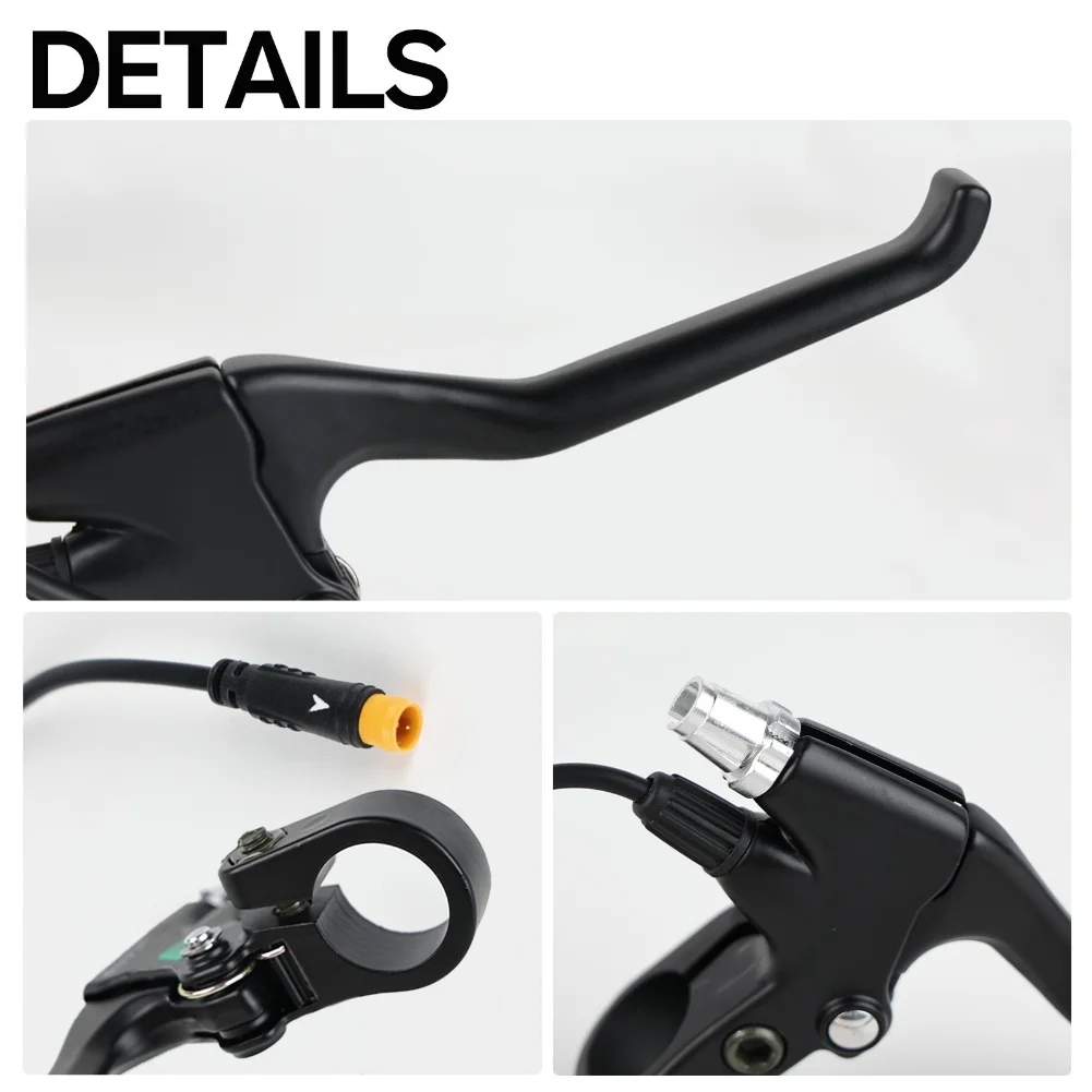 1 زوج دراجة كهربائية مقبض الفرامل رافعة Z16 منتصف المحرك انقطاع التيار الكهربائي الفرامل رافعة 3 دبوس انقطاع التيار الكهربائي الفرامل E-الدراجة المجددة ملحق #6