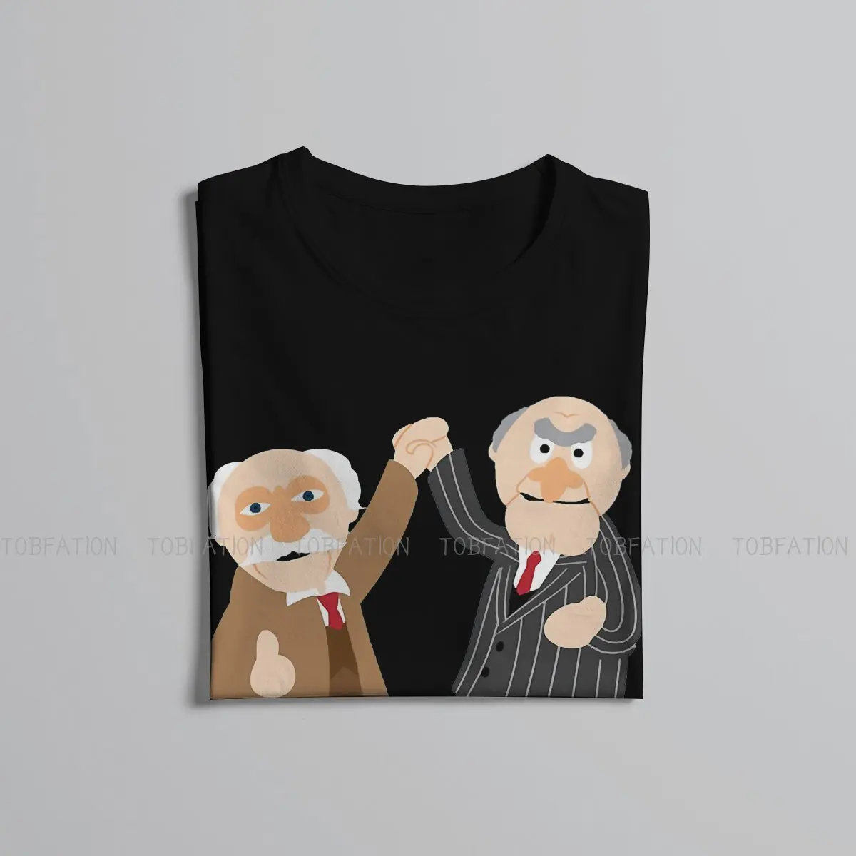 Statler And Waldorf 2024 Tshirt Classic Graphic Men\'s Tshirts Tops Loose Cotton O-Neck T Shirt