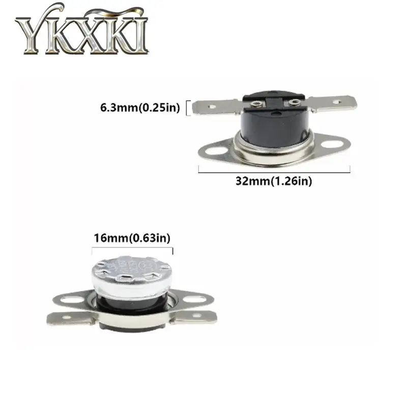 5-10PCS KSD301 40C~150C Temperature Switch Thermal Control 45C 50C 55C 60C 70C 75C 80C 90C 100C 110C 120C 130C 140C Degree