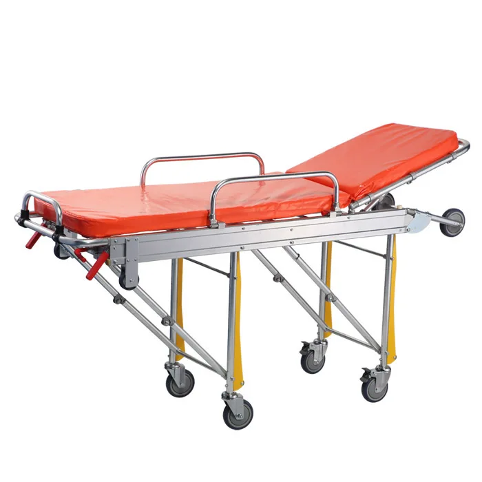 Ambulance Stretcher Bed Hospital Patient Transfer Adjustable Emergency Ambulance Stretcher Rescue Bed Accessories