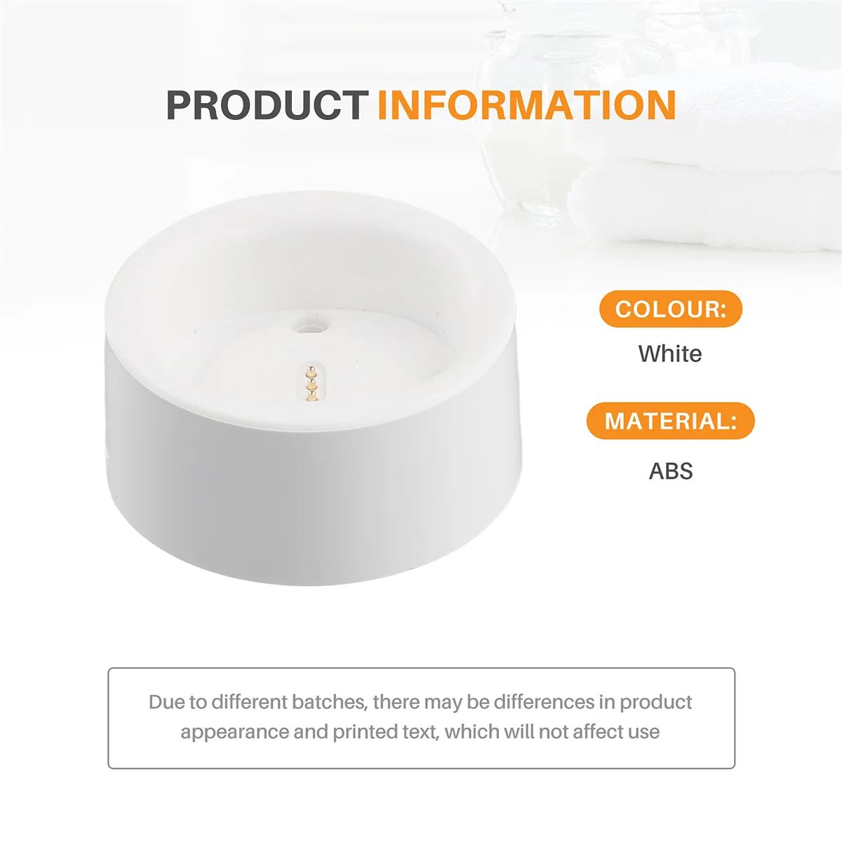 A74X Sweeping Vibration Electric Toothbrush Charging Standing Base Storage Stand for Laifen Lftb01-P White