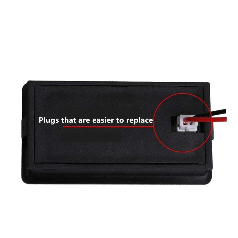 Battery Capacity Indicator DC 8V-100V Lead Acid Lithium LiFe PO4 Car Motorcycle Voltmeter Voltage Gauge 12V 24V 48V 72V