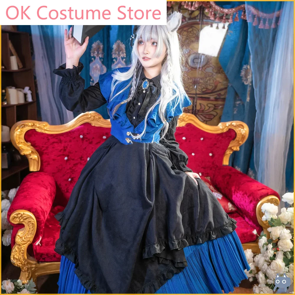 Arknights Pramanix Special Supply Coffee Shop Skin Game Suit Gorgeous Dress Uniform Cosplay Costume Halloween Outfit