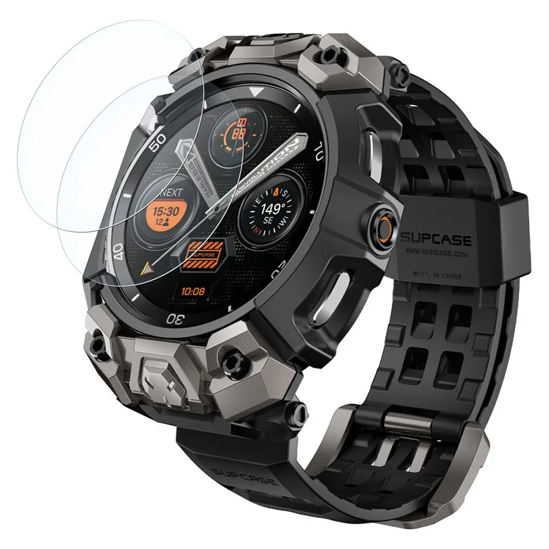 Funda SUPCASE For Samsung Galaxy Watch 8 Classic Case 46mm 2025 UB Ore, Funda Deportiva Resistente con Correa y 2 Protectores de