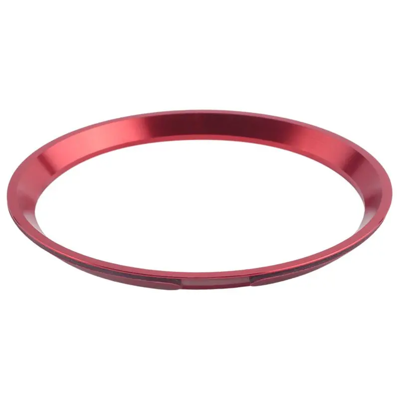 【 Store!!】 1X Red Steering Wheel Center Logo Decoration Cover Ring Trim For Mercedes Benz C E CLA GLC GLE Class 2015+