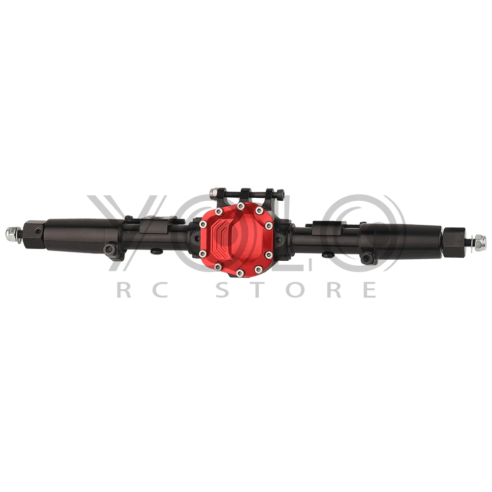 SCX10 II Aluminum Alloy CNC Straight Front Rear Axle 29T/8T for 1/10 RC Crawler Axial AR44 90047 90046 Kit Metal Upgrade Parts image 3