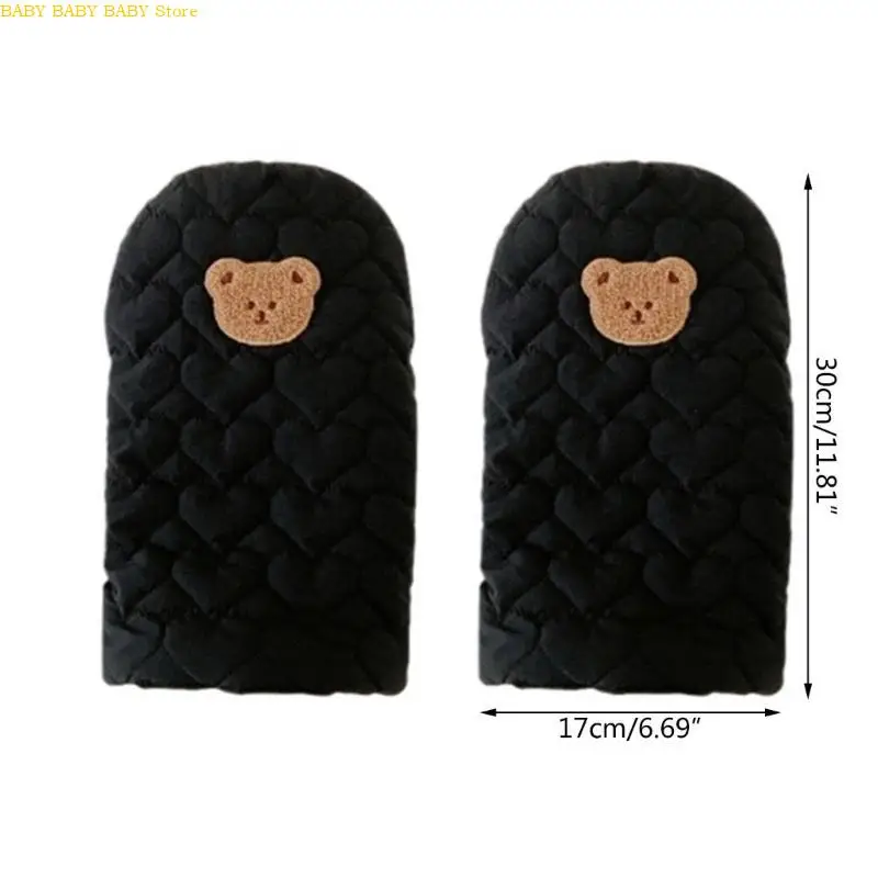 Q81A الكرتون الدب عربة طفل قفازات الأطفال الصغار عربة قفازات يندبروف مقاومة للاهتراء جهاز تدفئة محمول للأنشطة في الهواء الطلق