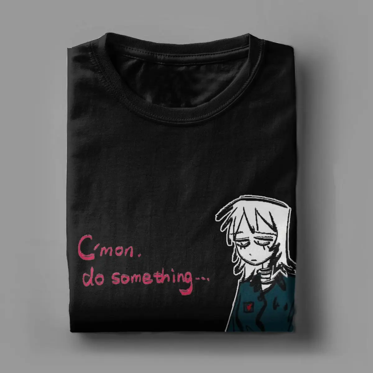 Men Mouthwashing Game Fanart T Shirts Pure Cotton Tops Vintage Short Sleeve Crewneck Tee Shirt New Arrival T-Shirts