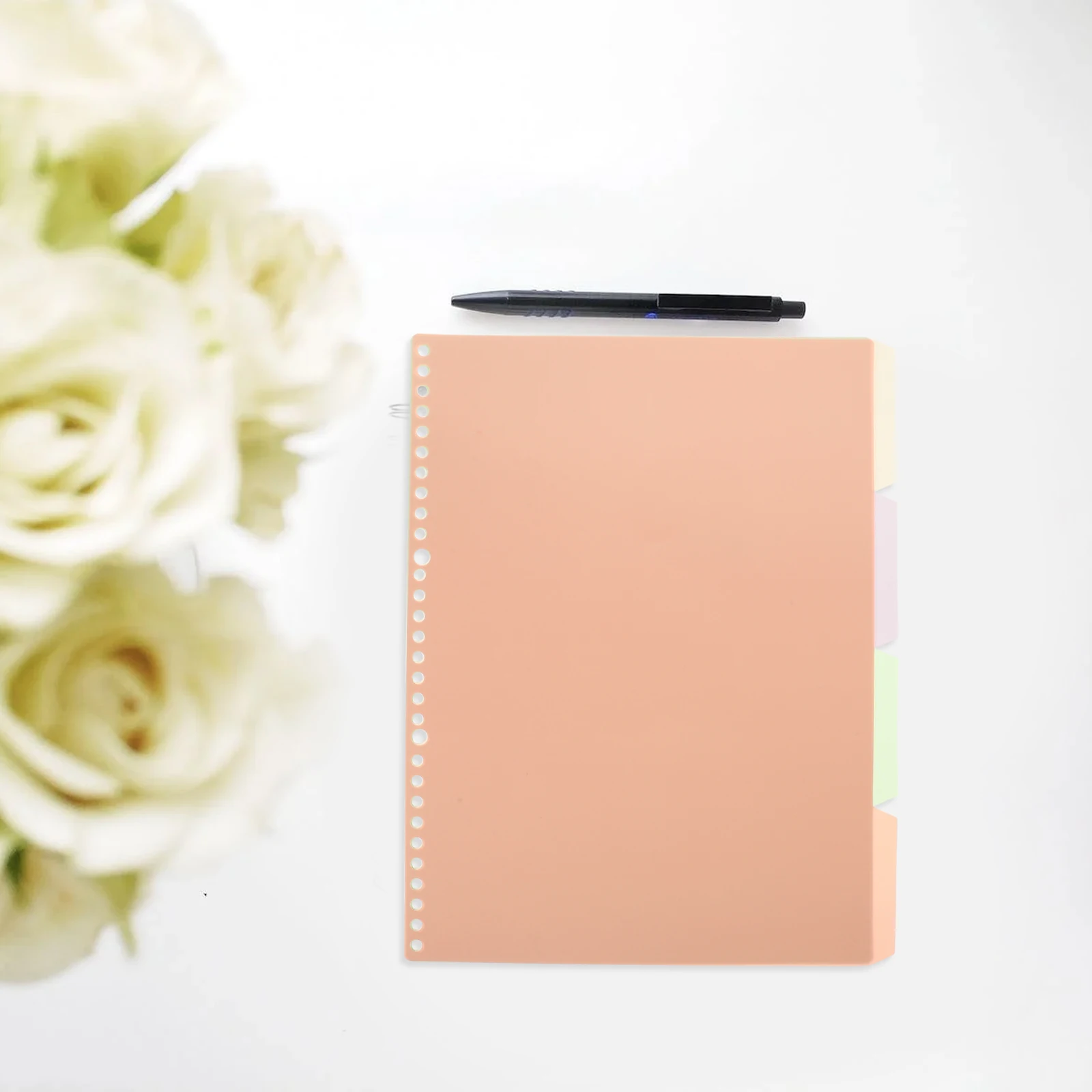 10 Pcs Folder Dividing Page Tags Notebook Organizers Pp Plastic Notepad Tab Dividers