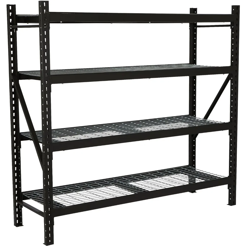 Estante industrial da Ironton, 4-Tier, 77in.W x 24in.D x 72in.H, Model #2611T002