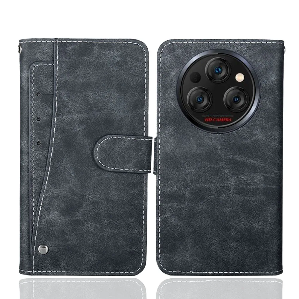 Leather Wallet Oukitel WP35 Case 6.6\