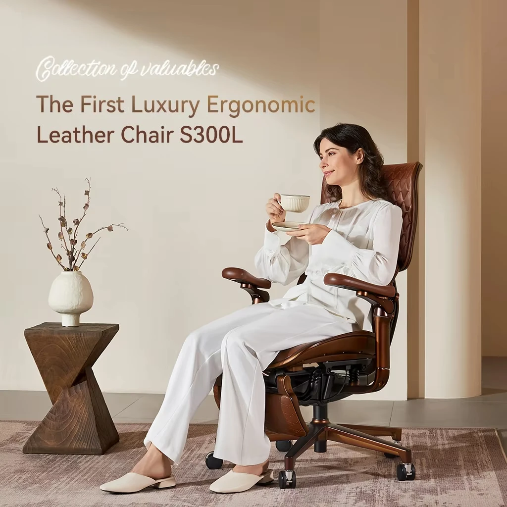 S300L Modern Soft Comfort Executive Chair 6D Adjustable Armrest Ergonomic Waist Support Hotel Office Chair