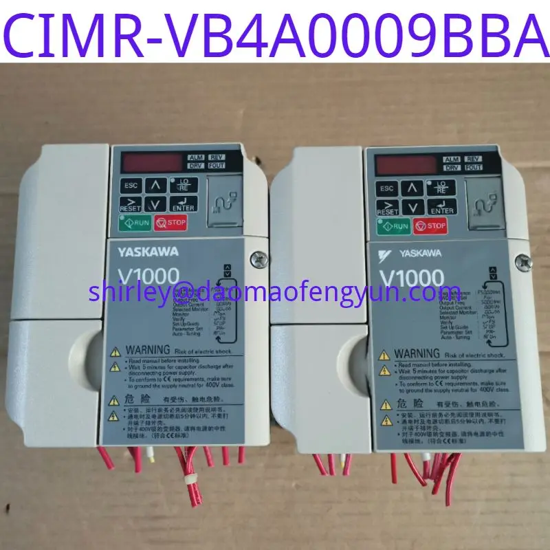 Used Original Yaskawa V1000 series frequency converter CIMR-VB4A0009BBA 3kw/3.7KW 400V 380V