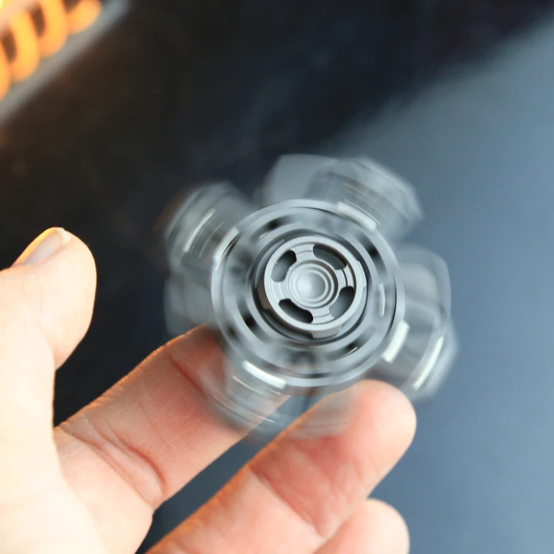 Titanium MINI EDC Hand Spinner Fashion Cool Metal Fidget Spinner Stress Relief ADHD Concentration Fidget Toys for Adults Gift