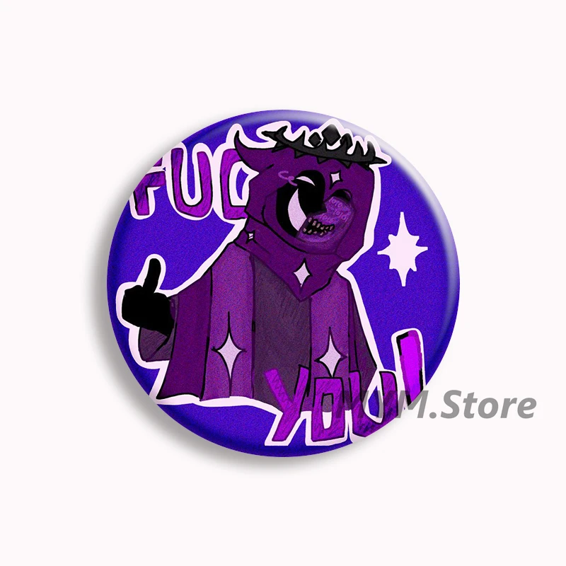 Noli Anime Soft Button Pin Game Character Noli Hear Me Out Brooch Badge Bag Decor Accessories Gamer Collect Fans Collect Gifts