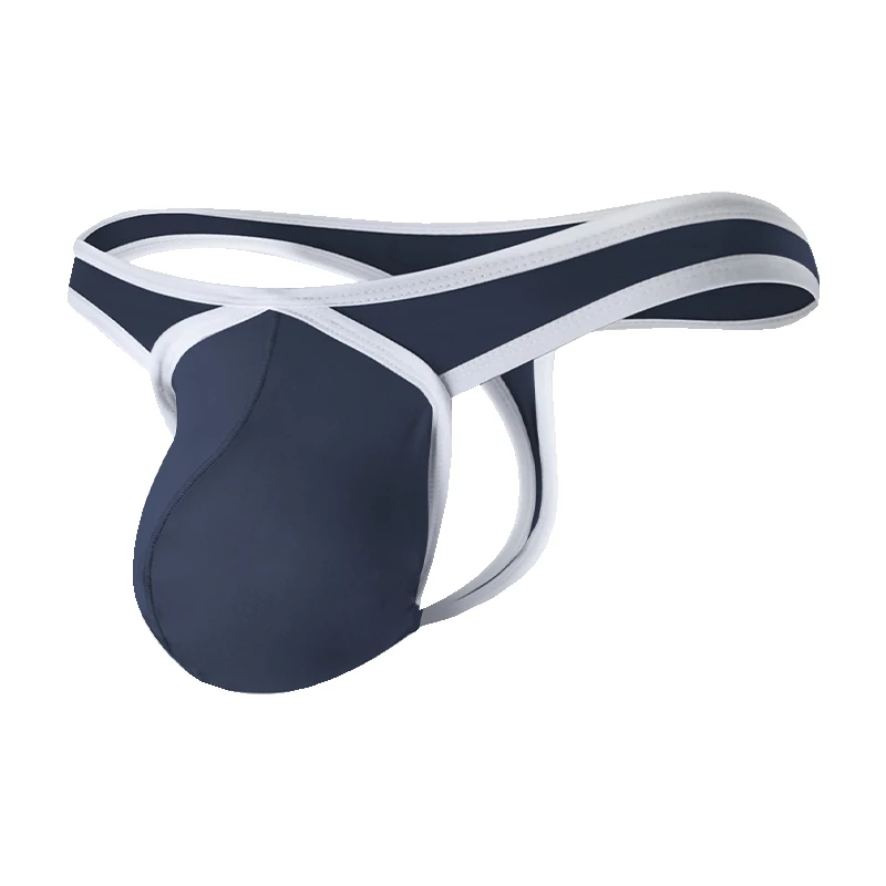 الرجال الحرير الجليد الملابس الداخلية ثونغ g-سلسلة U محدب الحقيبة بيكيني سراويل رقيقة جدا تنفس زلة أوم تعزيز T-الظهر ملخصات