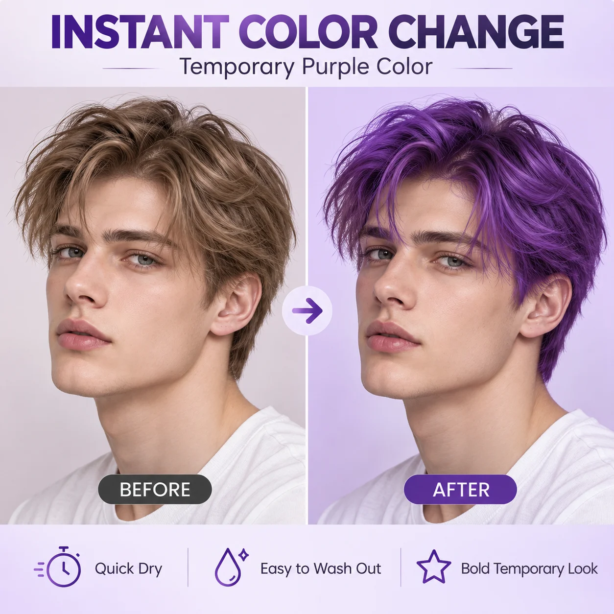 Spray colorant pour cheveux bl - Hair Spray Color avis et prix