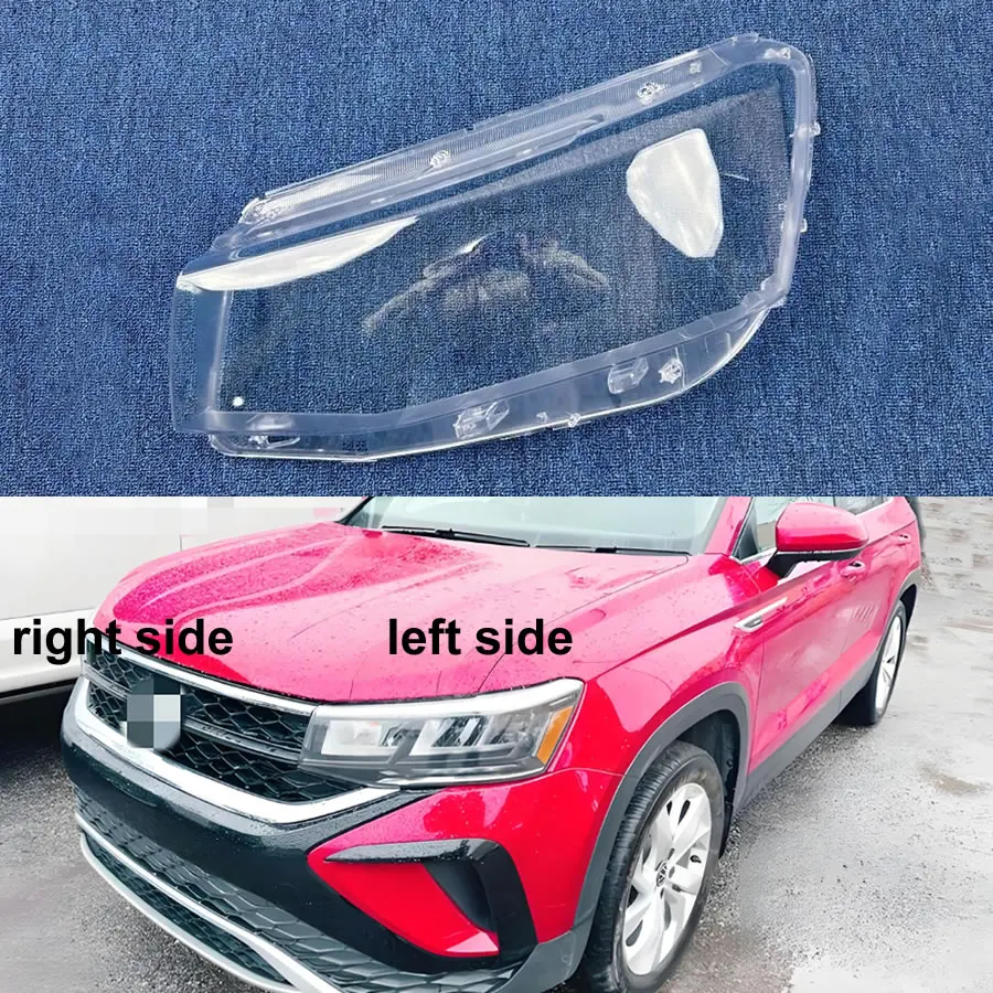 

Для Volkswagen VW Taos 2021, корпус фары с низкой конфигурацией, абажур, линза, прозрачная крышка фары из плексигласа