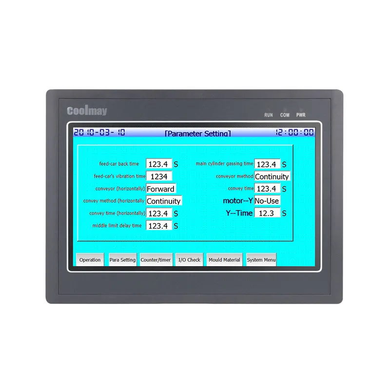 Coolmay Industrial  Touch Screen Monitor TK8100H HMI Display for Automatic industry use with 232 485