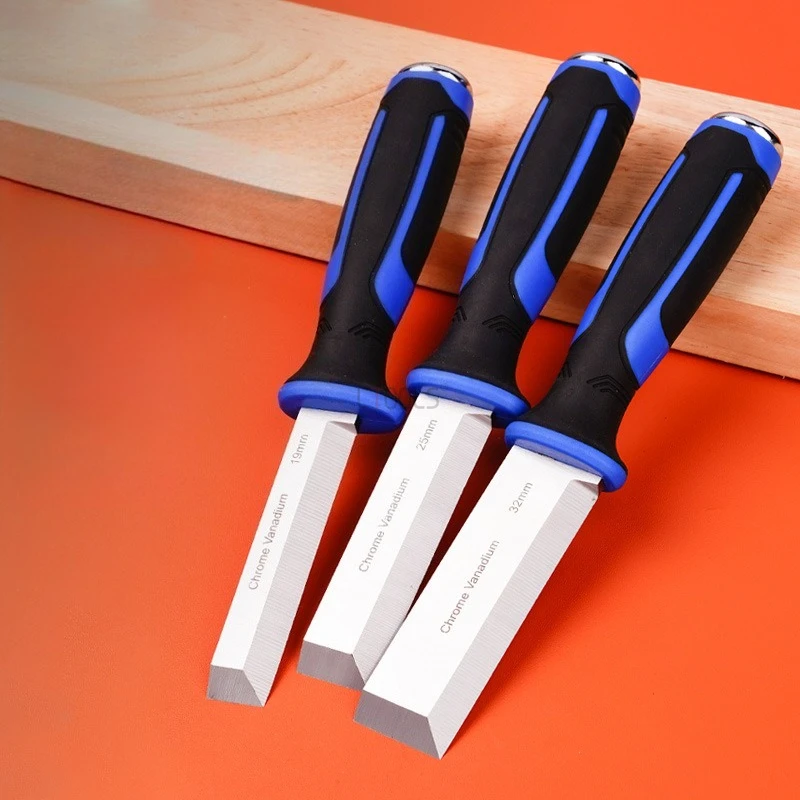 

Боковой ударный плотник, долото, плоский столярный нож из хром-ванадиевой стали, плоский нож для резьбы, многофункциональный инструмент для обрезки и удаления заусенцев