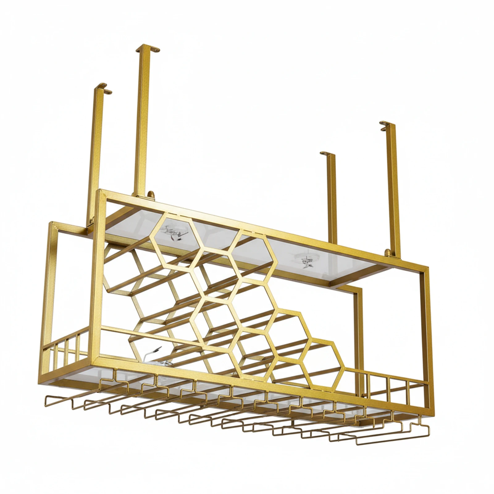 

Настенная металлическая полка для бутылок с алкоголем, подвесная полка для вина, кухонный держатель для бутылок, декоративный элемент для домашнего бара и столовой
