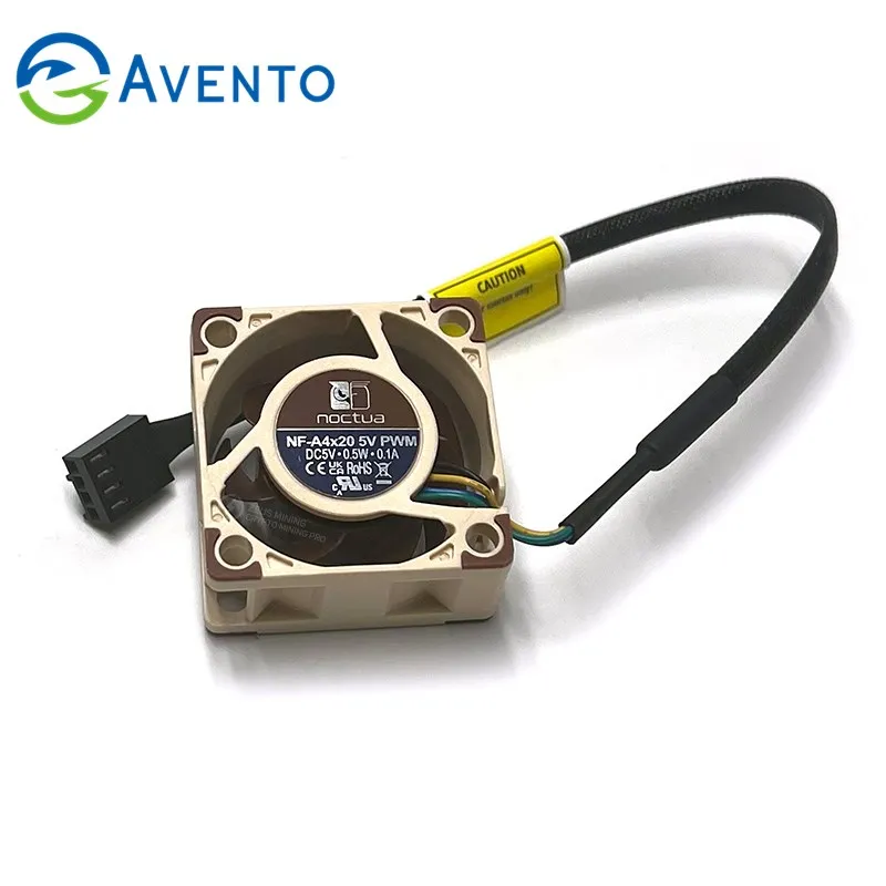 Вентилятор Noctua NF-A4x20 PWM 5V 0.1A 40mm для майнера Bitaxe Gamma 601 Используется для замены оригинального охлаждающего вентилятора Bitaxe