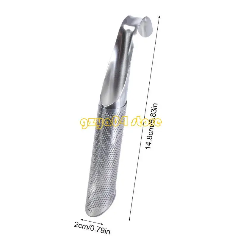 K3KD Stabile Edelstahl -Teassiebs -Tees -Infuser mit Haken für sichere Platzierung