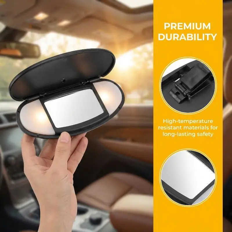Auto Sun Visor Vanity Mirror Lid For MINI Sunshade Panel Housing Replacement Keeps Interior Cool Easy Installation