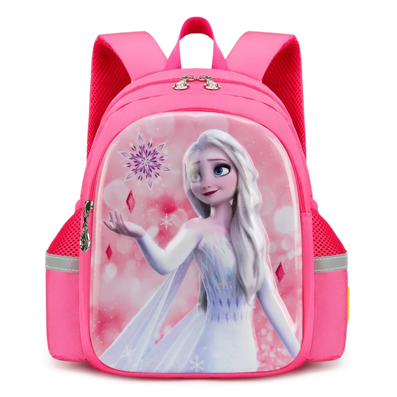 Disney New Frozen Girl Kindergarten Bag Elsa Anna Primary Student Shoulder Orthopedic Backpack Kids Gifts Mochilas Escolares