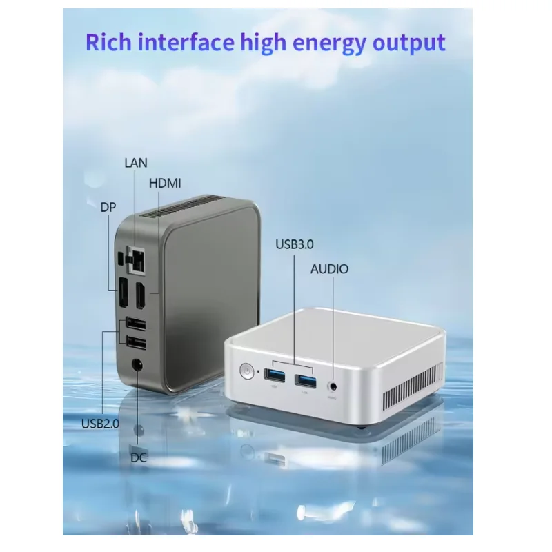 Mini PC COB PLUS Quad Core Intel Twin Lake N150 16GB LPDDR4 512GB SSD Windows 11 BT4.2 RJ45 1000M WiFi5 PC tascabile ultra piccola