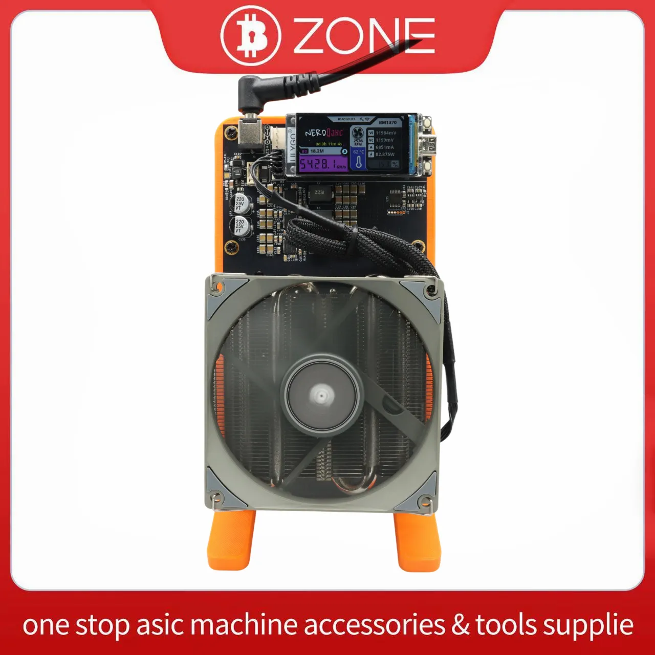 Open Source NerdQaxe++ 65W 4.8Th/s BM1370 Asic Chip Open Source Bitcoin Miner With PSU