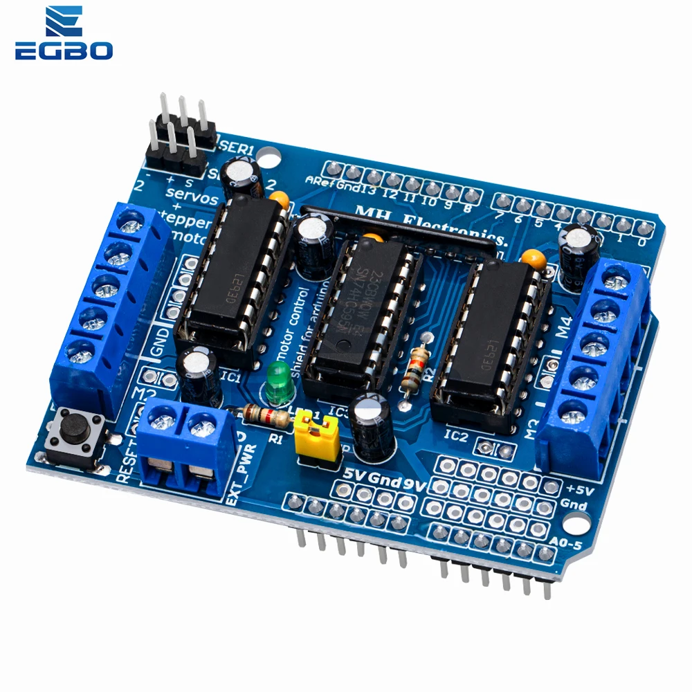 1PCS EGBO L293D motor control shield motor drive expansion board FOR Arduino motor shield