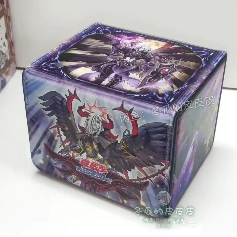 

Ю-Ги-О! Кожаный магнитный футляр для карт Darklord Eveningstar, подходит для хранения коллекционных карт DTCG, PTCG, VG и настольных игр