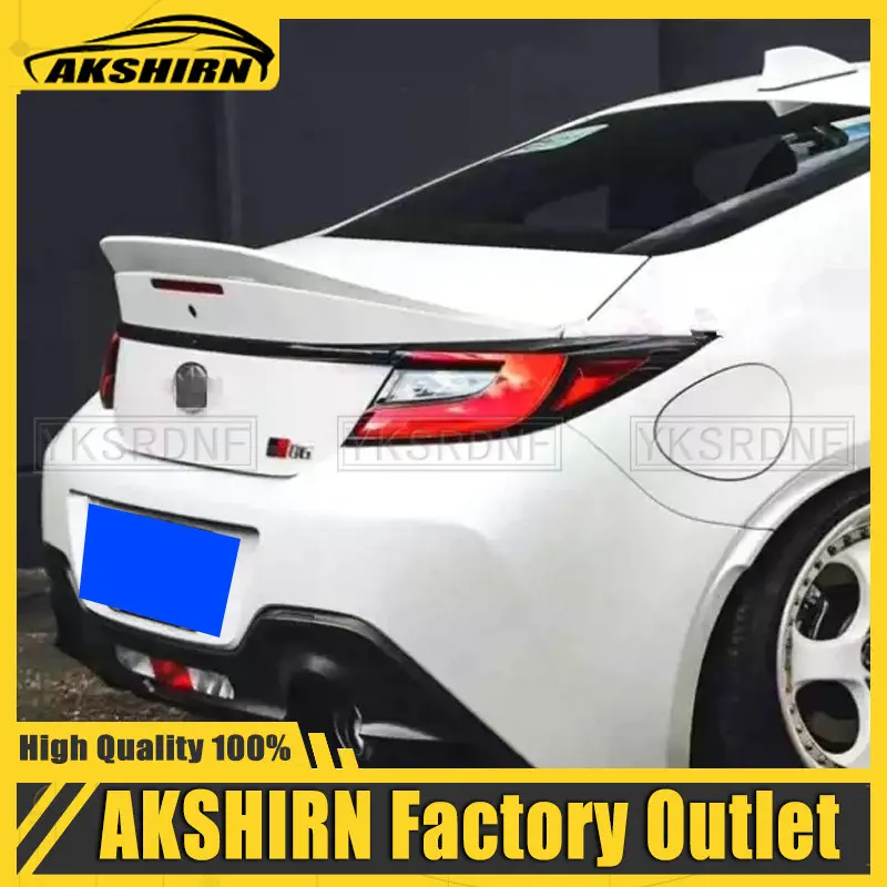 High Quality ABS Spoiler For TOYOTA ZA86 GR86 Subaru BRZ 2022 Body Kit Glossy Black Or Carbon Fiber Rear Wing