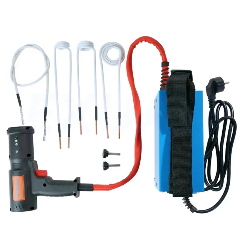 

Portable flameless handheld 1.5KW nut wire heater, split type high-frequency induction heater