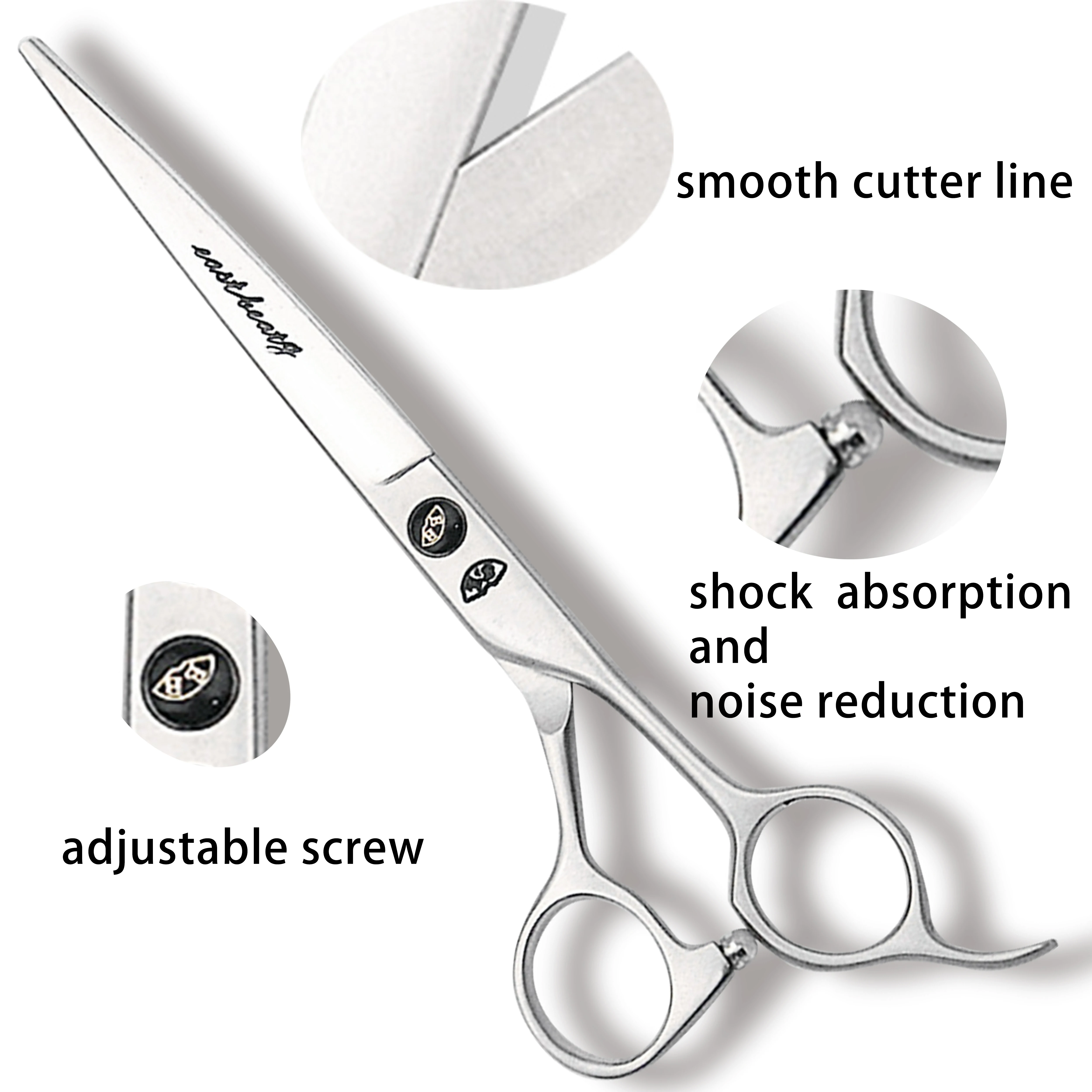 

Hot Sales SUS 440C 6.5 Inch Professional Stainless Steel Scissors Hair