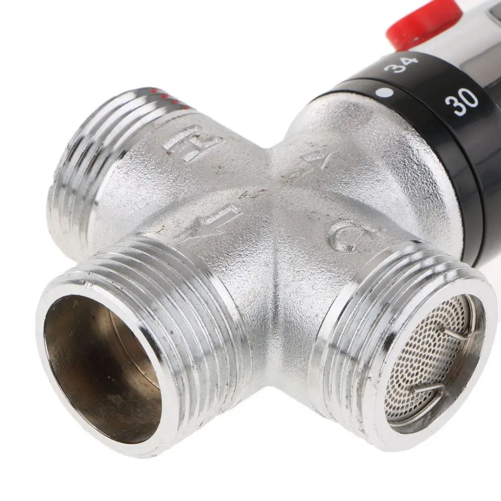 Solar Thermostatic Mixing Valve Water Control Mixer #4 DN25