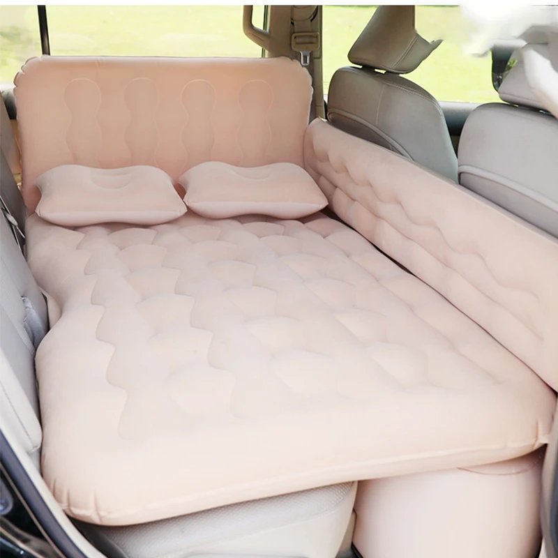 Car Inflatable Bed Car Supplies Rear Inflatable Mattress Car Middle Travel Bed Flocking Air Cushion Bed Car Mattress