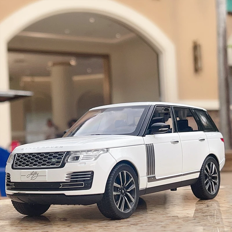 

1/24 Range Rover Sports SUV Alloy Car Model Diecasts Metal Toy Off-road Vehicles Car Model Simulation Sound and Light Kids Gifts