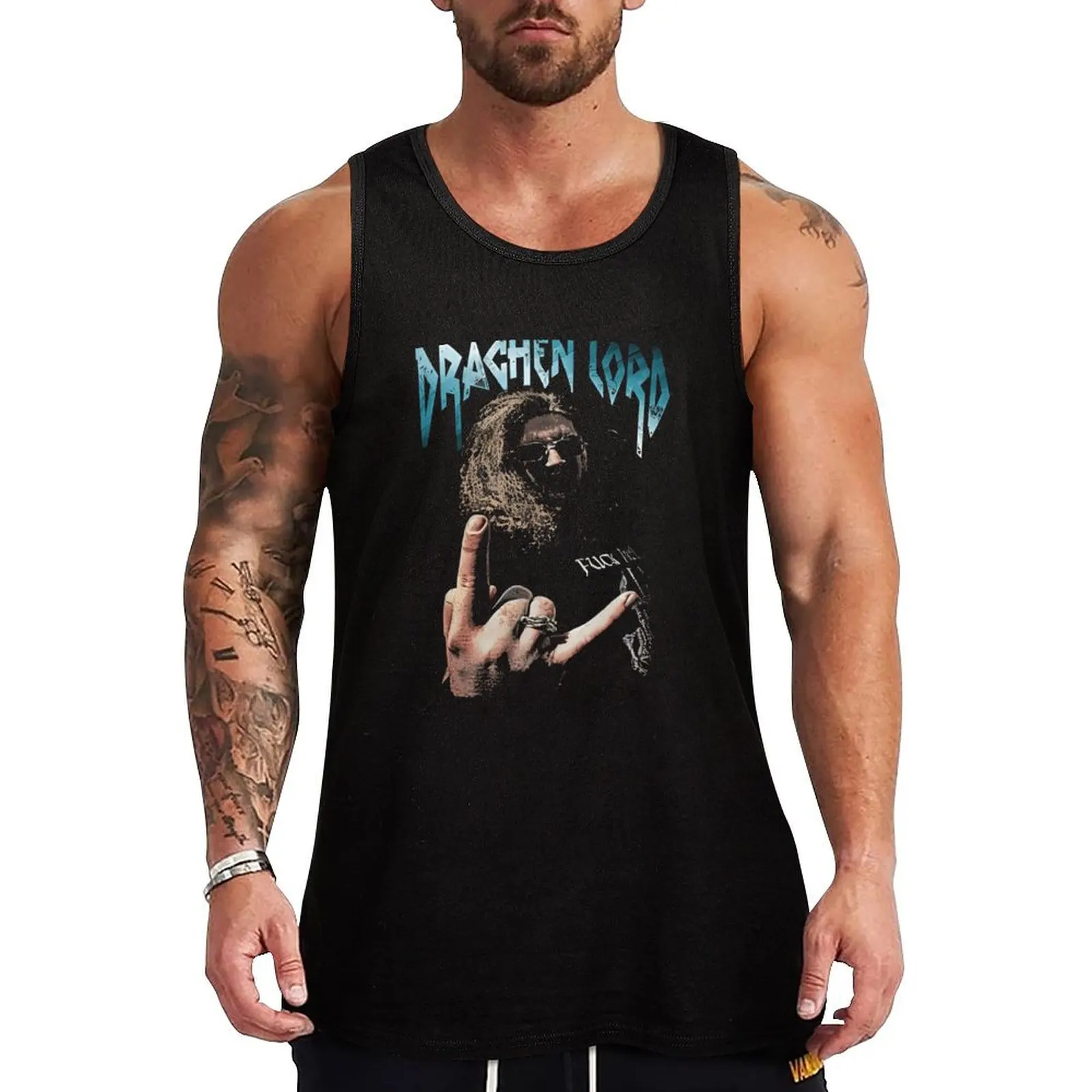 

Drachenlord Tank Top Weekend Casual Tank Top Sleeveless Loose Fit Top