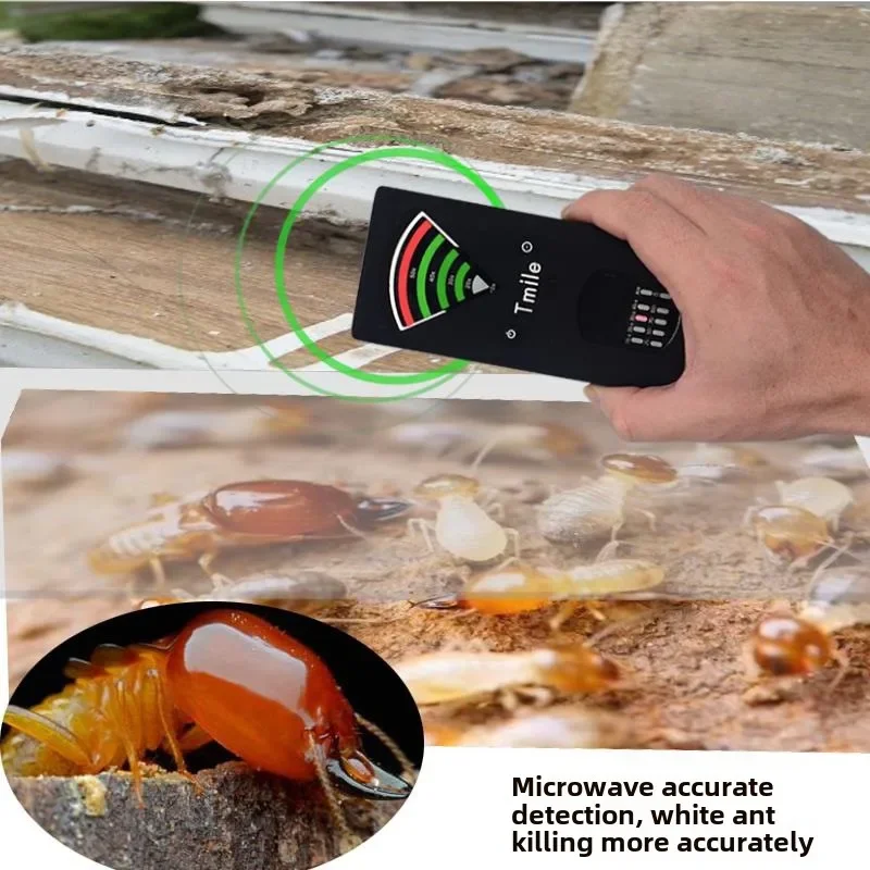 

Gold Seller Accurate Positioning Wood Wall Termites Finder OLED Display ABS Material Microwave Detection Tool Android Termite