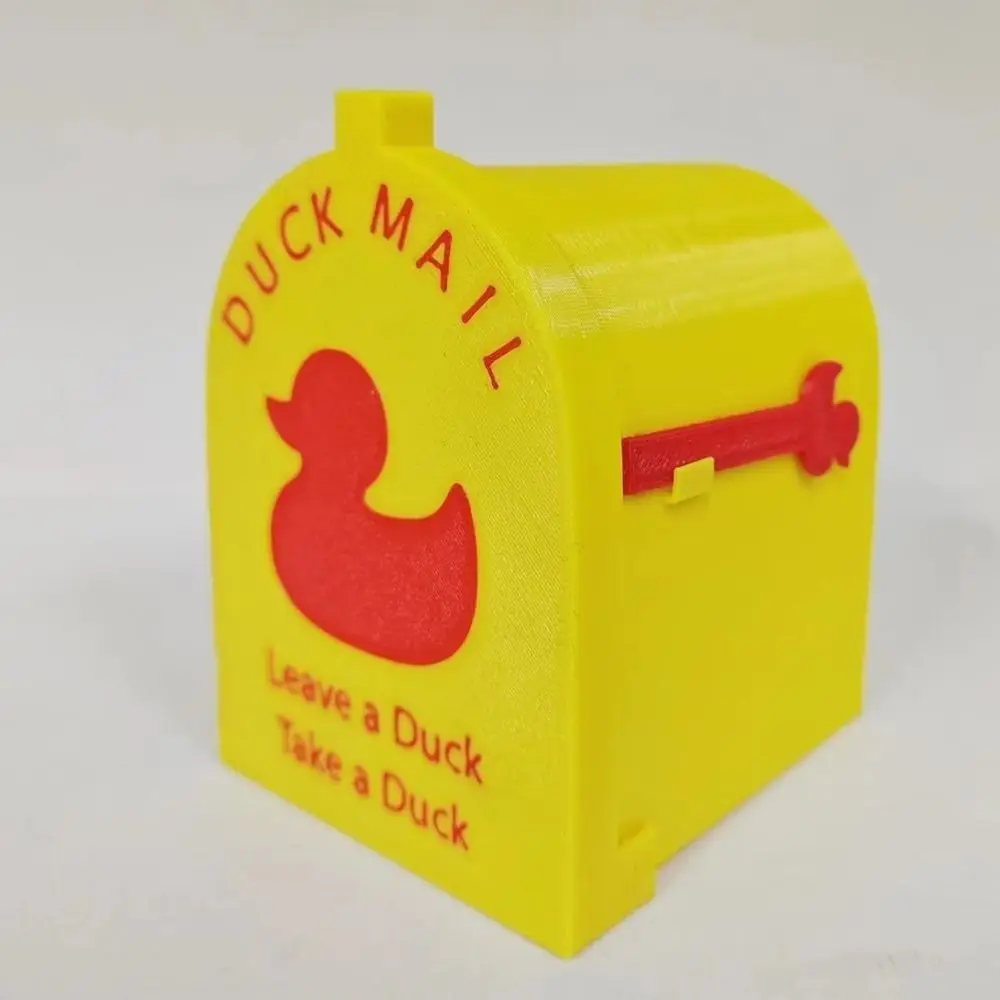 Spring Party 3D Printed Magnetic Duck Mailbox Gift Novelty Cruise Door Decor Funny Design Door Decor Magnetic Mailbox Home Decor