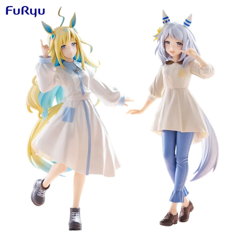 FuRyu UmaMusume Pretty Derby Trio-Try-iT Figure Set Neo Universe & Hishi Miracle Figurines de collection Décoration de bureau Ornement Festival