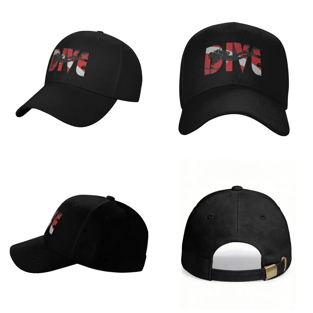 Scuba Diving Dive Diver Sea Snorkeling Sports Cap Fashion Casual Baseball Caps Adjustable Hat Summer Unisex Baseball Hats