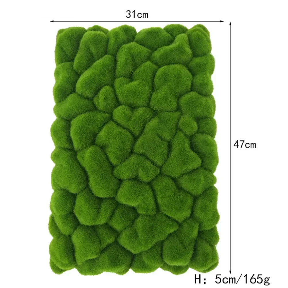 Simulated Moss Foam Board Flocking Fake Moss Stone Plant Background Wall Simulated Moss Foam Board Artificial Plants Home Décor